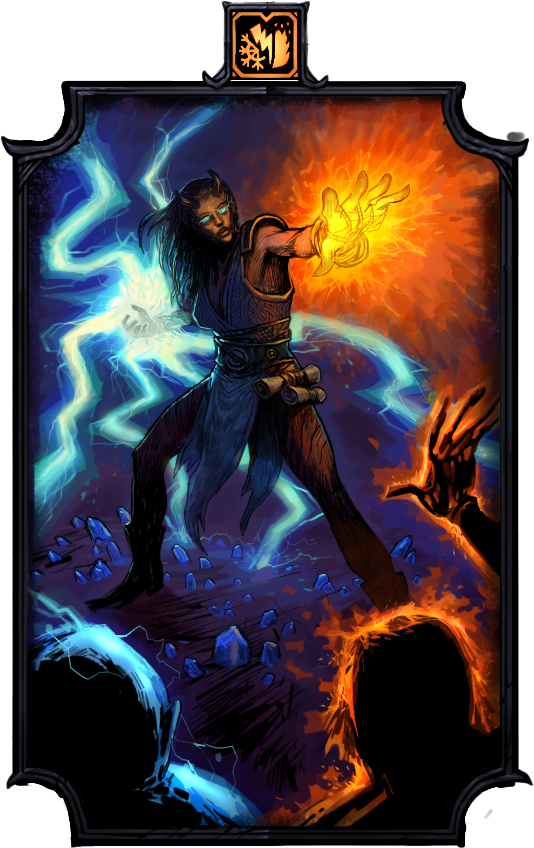 Hellslave II fire spell card